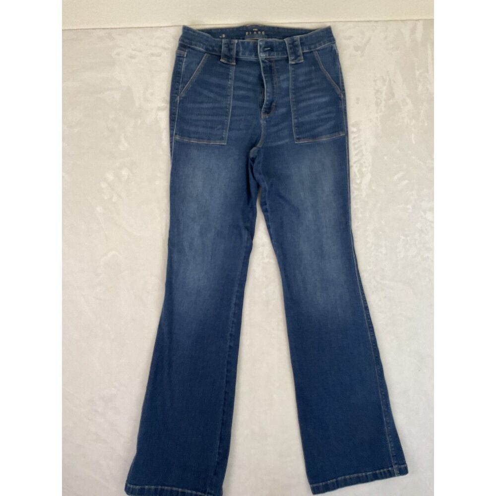 White House Black Market the Flare High Rise Jeans Size 8